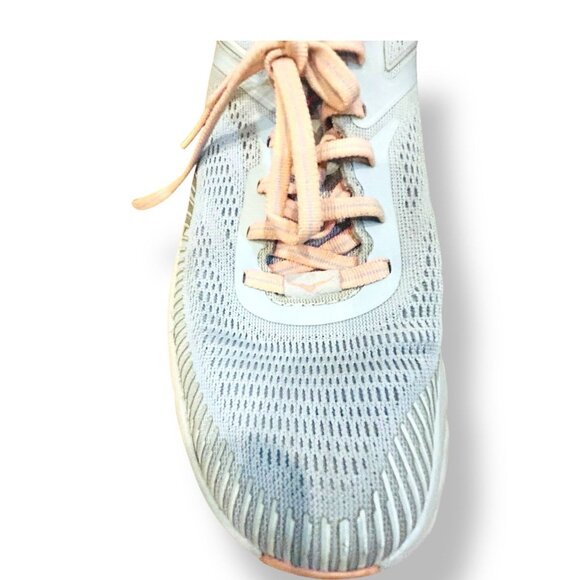 Hoka One One W Bondi 7 Womens Size 9.5 Gray Peach Running Shoes Sneakers Cushion - Picture 6 of 16